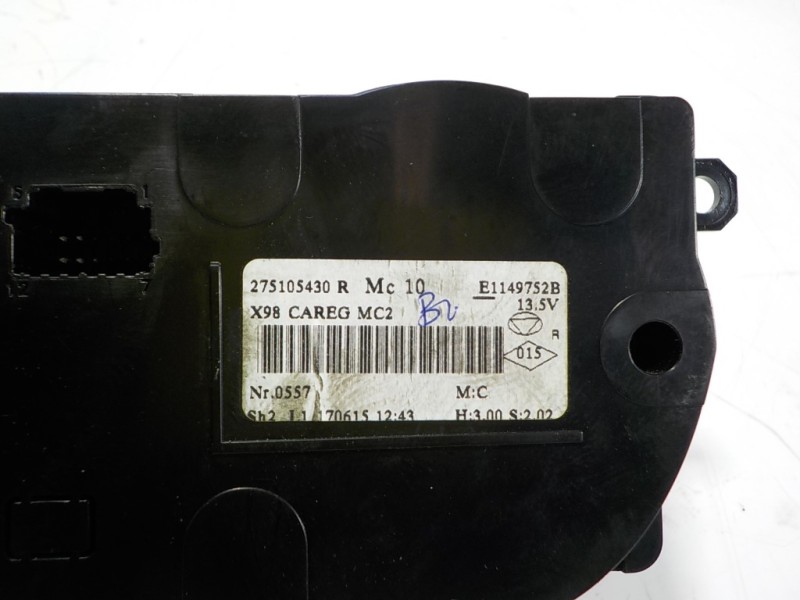 Recambio de mando climatizador para renault clio iv 0.9 tce referencia OEM IAM 275105430R 275105430R 