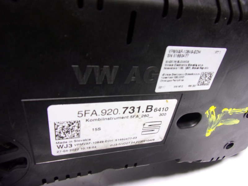 Recambio de cuadro instrumentos para seat leon (kl1) 2.0 tdi referencia OEM IAM  5FA920731B 