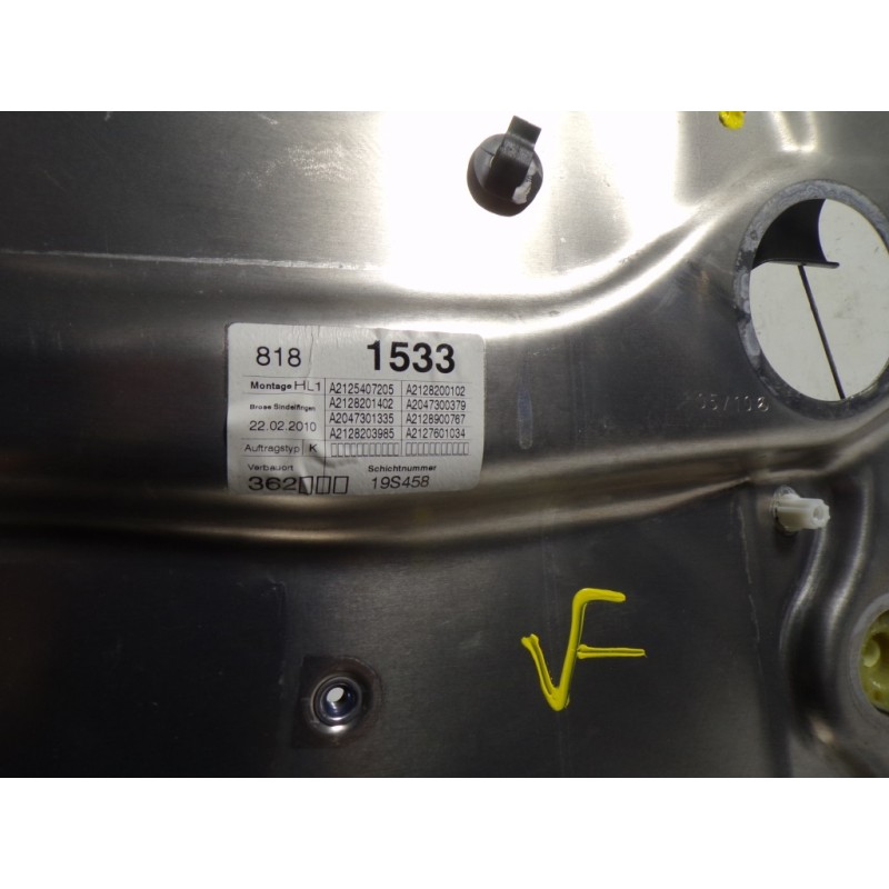 Recambio de elevalunas trasero izquierdo para mercedes-benz clase e (w212) lim. 3.0 cdi cat referencia OEM IAM A2127301779 A2125