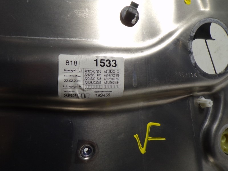 Recambio de elevalunas trasero izquierdo para mercedes-benz clase e (w212) lim. 3.0 cdi cat referencia OEM IAM A2127301779 A2125