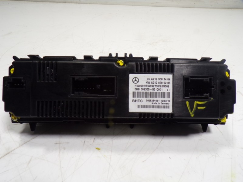 Recambio de mando climatizador para mercedes-benz clase e (w212) lim. 3.0 cdi cat referencia OEM IAM A2129008608 A2129007404 