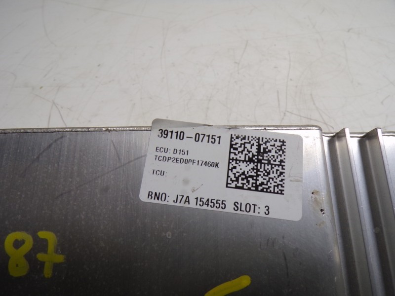 Recambio de centralita motor uce para kia ceed 1.0 tgdi cat referencia OEM IAM  3911007151 