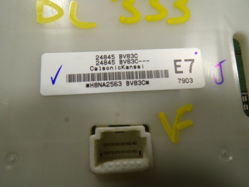 Recambio de mando climatizador para nissan juke (f15) 1.2 16v cat referencia OEM IAM 24845BV83C 24845BV83C 