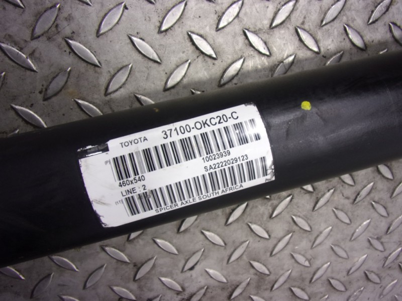 Recambio de transmision central para toyota hilux (3b/3c/3d) gr sport referencia OEM IAM 371000KC20 371000KC20C 