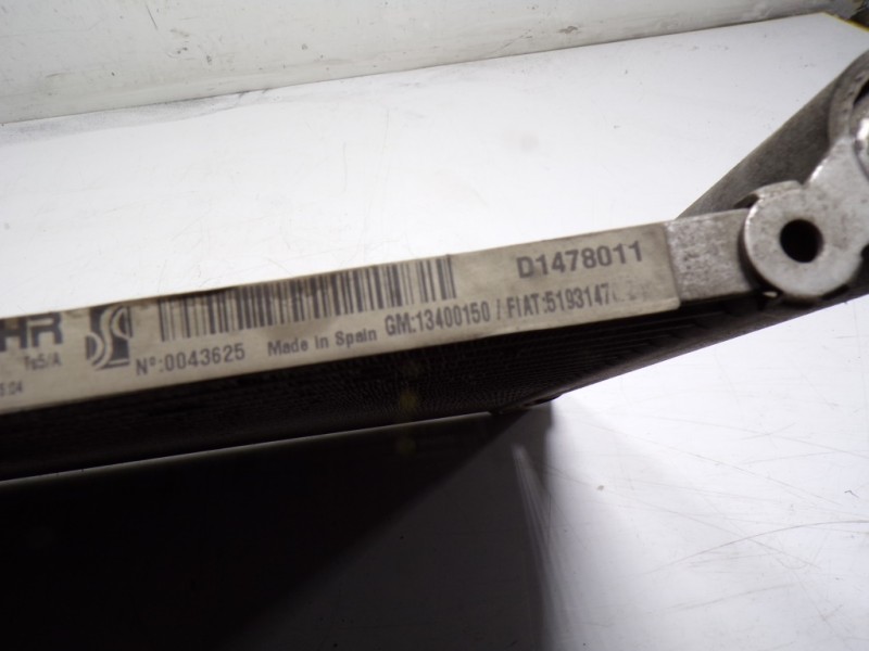 Recambio de condensador aire acondicionado para fiat punto (199) 1.2 cat referencia OEM IAM 52039557 D1478011 