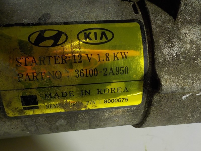 Recambio de motor arranque para hyundai i30 comfort referencia OEM IAM  361002A950 