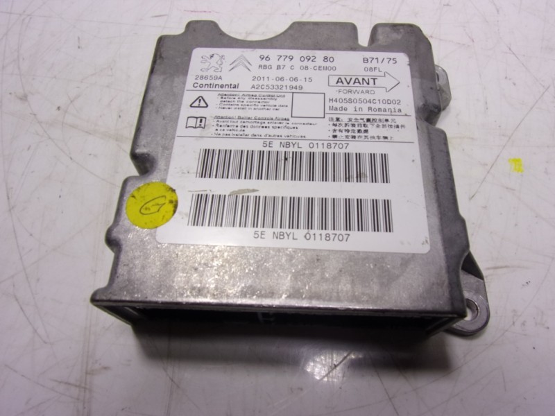 Recambio de centralita airbag para citroën c4 lim. 1.6 16v referencia OEM IAM  9677909280 