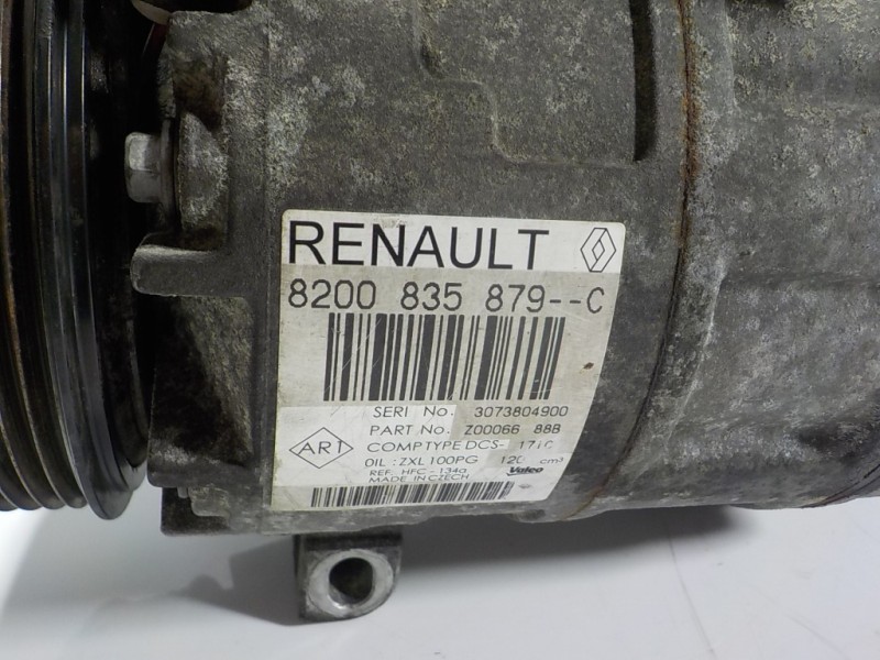 Recambio de compresor aire acondicionado para renault clio iv renault sport referencia OEM IAM  8200835879C 