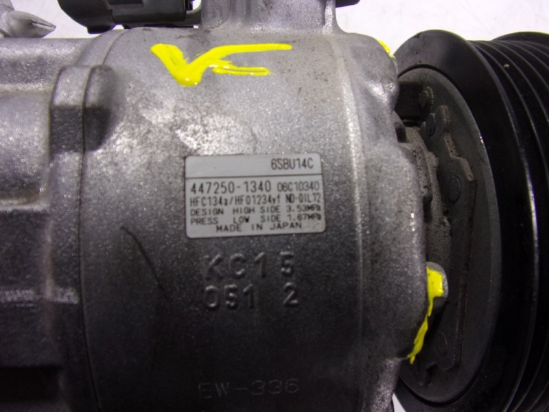 Recambio de compresor aire acondicionado para jeep compass ii limited 4x4 referencia OEM IAM  4472501340 