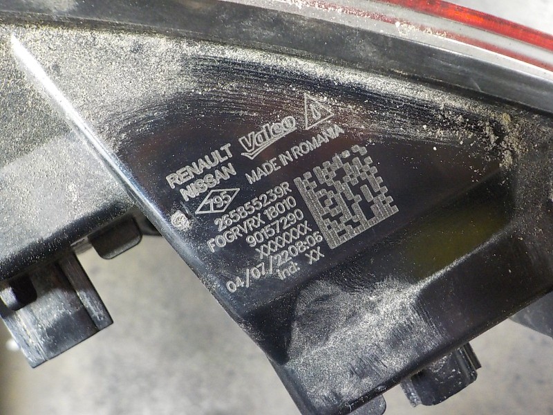 Recambio de piloto marcha atras para renault captur ii 1.0 tce referencia OEM IAM  265855239R 