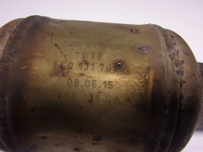 Recambio de catalizador para volkswagen polo (6c1) 1.2 tsi referencia OEM IAM 6C0254502EX 6C0131690G 