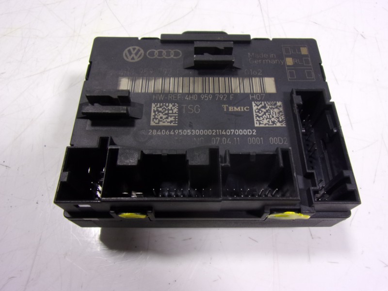 Recambio de centralita cierre para volkswagen touareg (7p5) 3.0 v6 tdi dpf referencia OEM IAM 4H0959792SZ0H 4H0959792F 