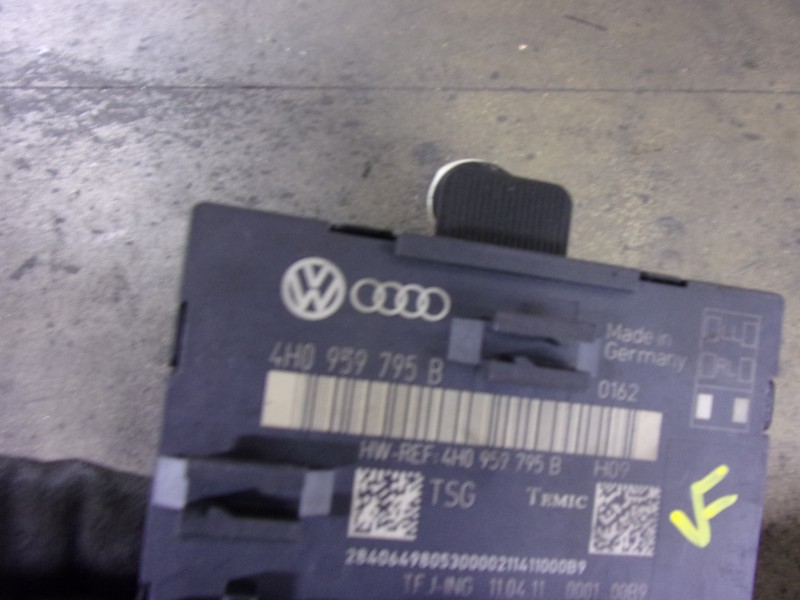 Recambio de centralita cierre para volkswagen touareg (7p5) 3.0 v6 tdi dpf referencia OEM IAM 4H0959795PZ01 4H0959795B 