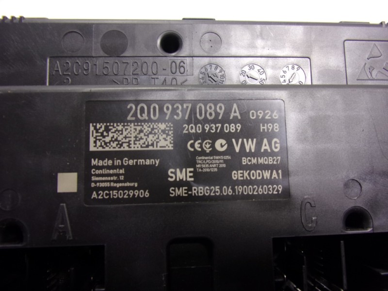 Recambio de modulo electronico para seat ibiza (kj1) 1.0 tsi referencia OEM IAM  2Q0937089A 