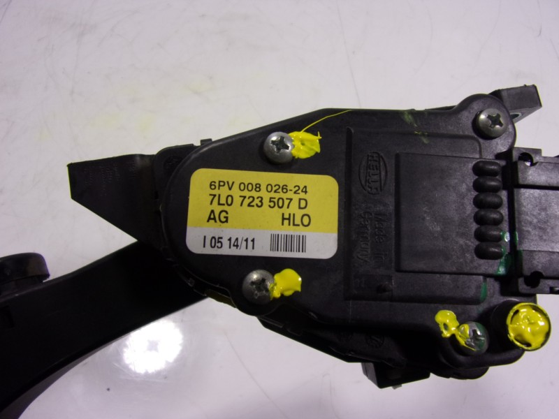 Recambio de potenciometro pedal para volkswagen touareg (7p5) 3.0 v6 tdi dpf referencia OEM IAM 7L0723507D 6PV00802624 