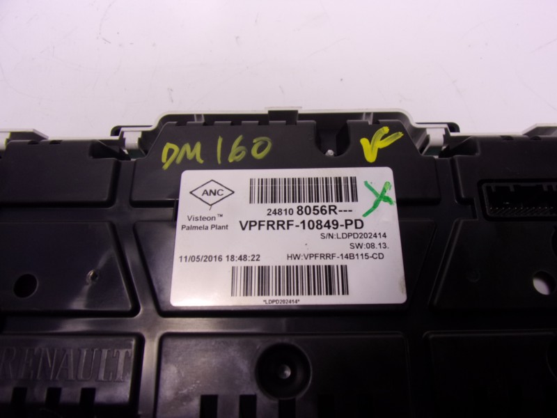 Recambio de cuadro instrumentos para renault captur 0.9 tce referencia OEM IAM 248108056R 248108056R 