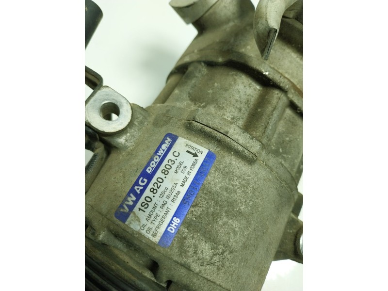 Recambio de compresor aire acondicionado para volkswagen up! (122) 1.0 referencia OEM IAM 1S0820803C 1S0820803 