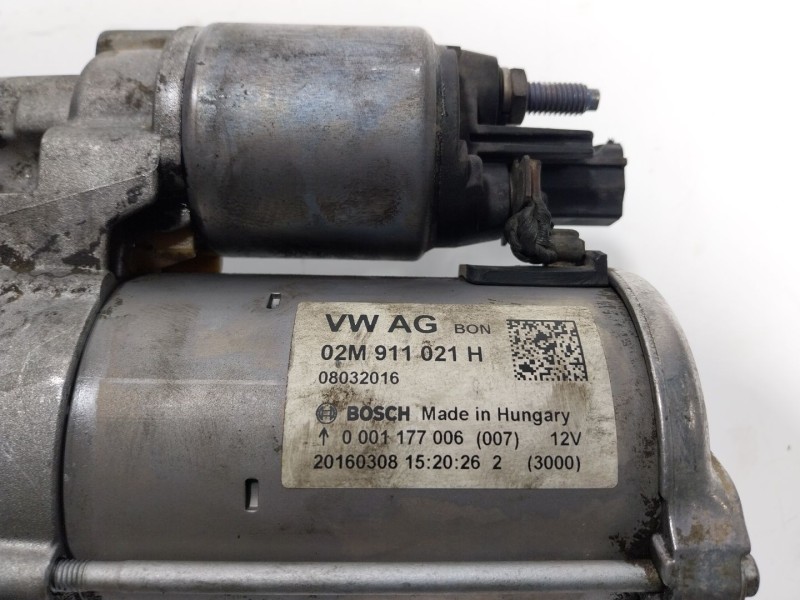 Recambio de motor arranque para volkswagen up! (122) 1.0 referencia OEM IAM 02M911021H 02M911021H 