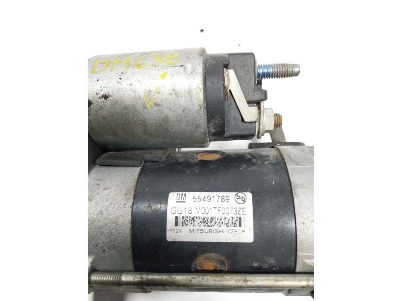 Recambio de motor arranque para opel mokka 1.6 cdti dpf referencia OEM IAM  55491789 