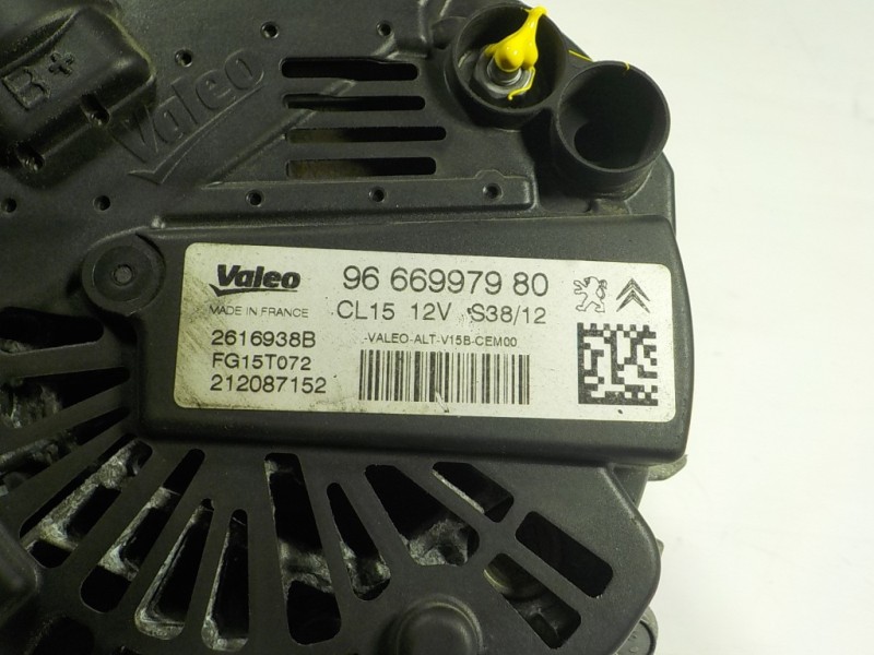 Recambio de alternador para peugeot rcz basis referencia OEM IAM  9666997980 