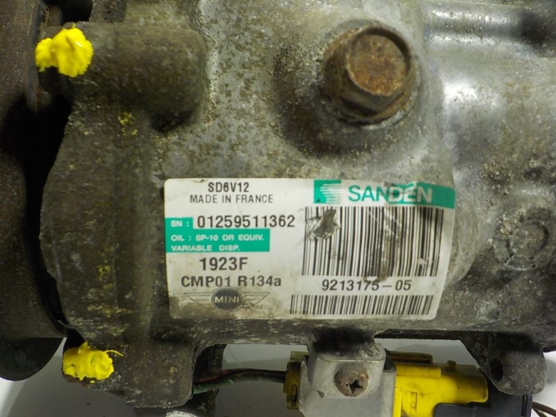 Recambio de compresor aire acondicionado para bmw mini countryman (r60) one d referencia OEM IAM  9213175 