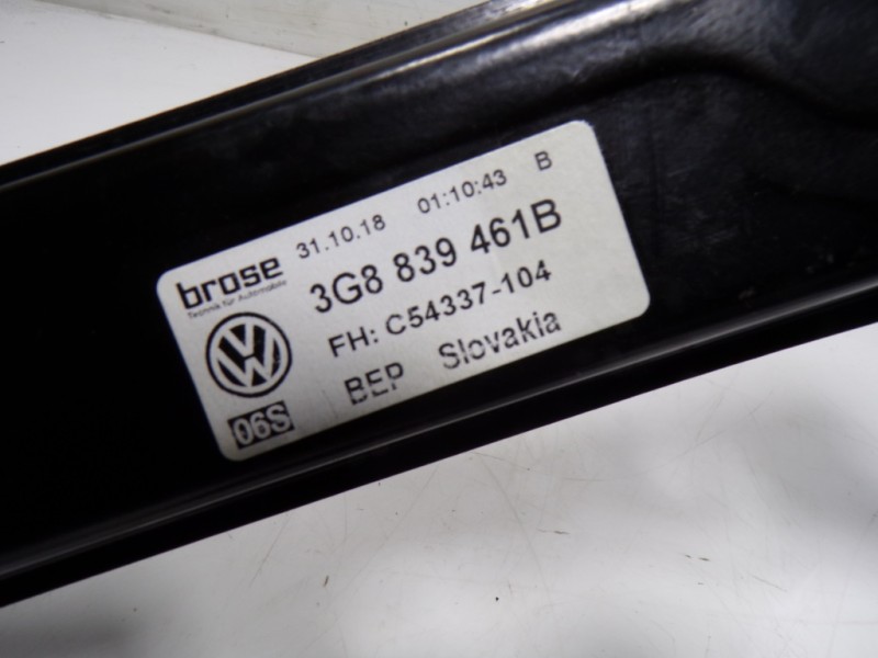 Recambio de elevalunas trasero izquierdo para volkswagen arteon (3h7) elegance referencia OEM IAM 3G8839461B 3G8839461B 