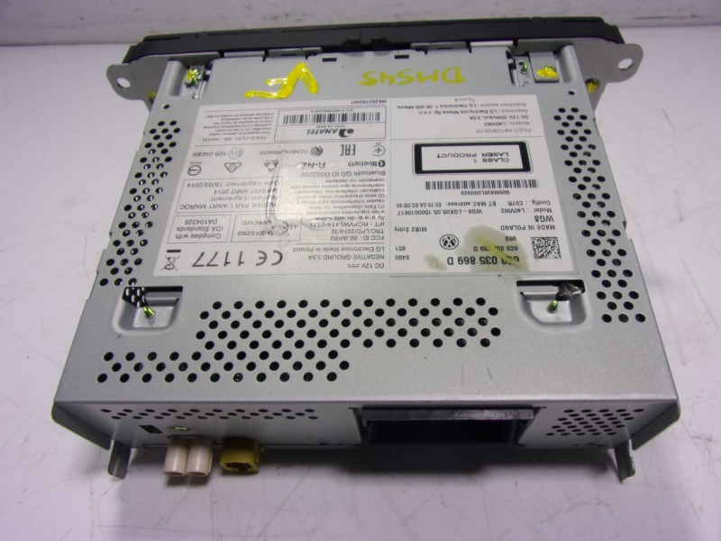 Recambio de sistema audio / radio cd para volkswagen polo (6c1) 1.2 tsi referencia OEM IAM 6C0035869D 6C0035869D 