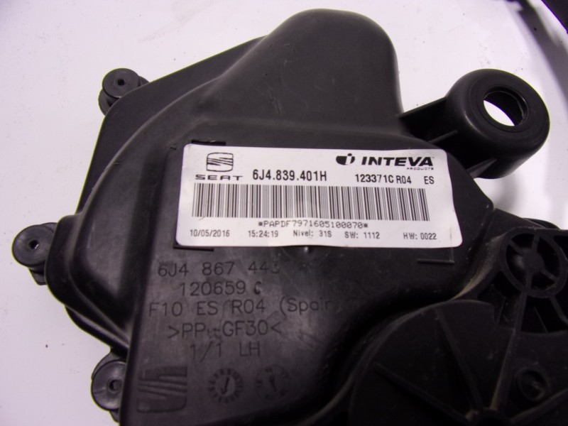 Recambio de elevalunas trasero izquierdo para seat ibiza (6p1) 1.4 tdi referencia OEM IAM  6J4839401H 