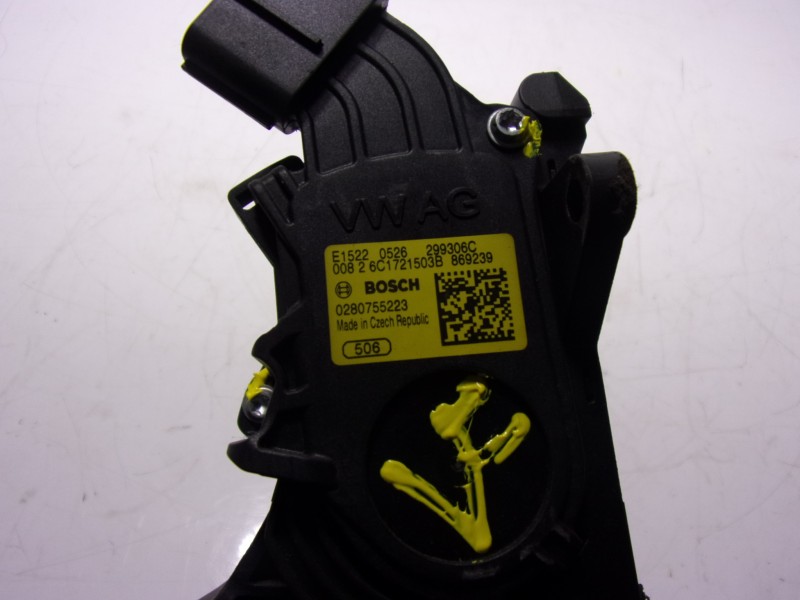 Recambio de potenciometro pedal para volkswagen polo (6c1) 1.2 tsi referencia OEM IAM 6C1721503B 6C1721503B 