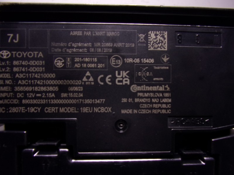 Recambio de modulo electronico para toyota yaris 1.5 vvti hev referencia OEM IAM  867400D031 