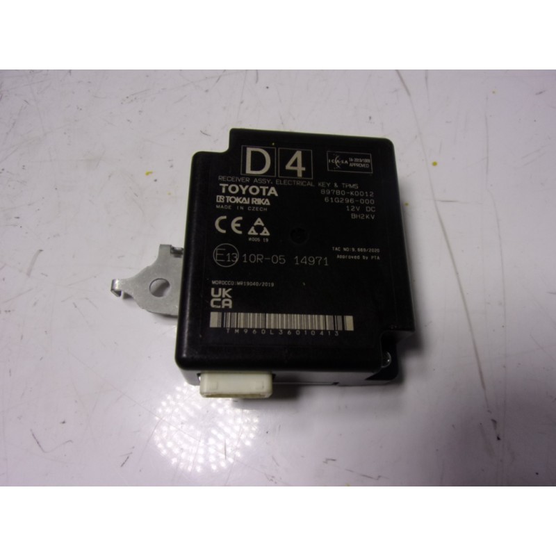 Recambio de modulo electronico para toyota yaris 1.5 vvti hev referencia OEM IAM  897B0K0012 