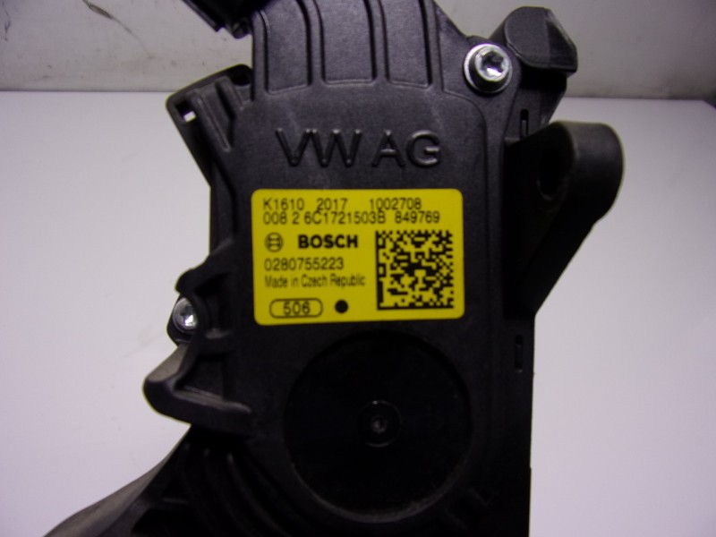 Recambio de potenciometro pedal para seat ibiza (6p1) 1.4 tdi referencia OEM IAM  6C1721503B 