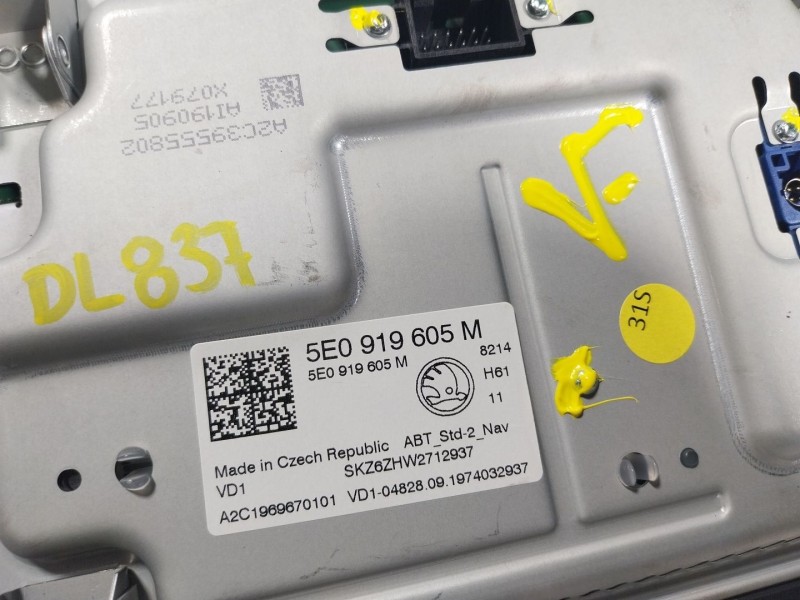 Recambio de sistema navegacion gps para skoda octavia lim. (5e3) 2.0 tdi referencia OEM IAM   