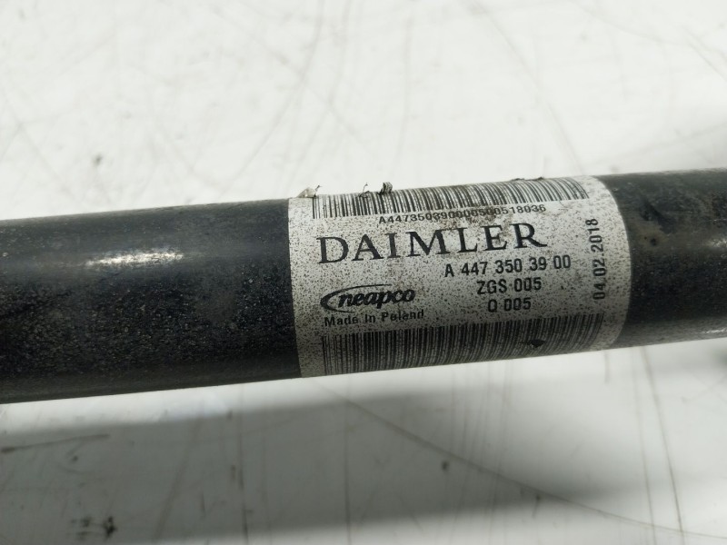 Recambio de transmision trasera izquierda para mercedes-benz vito kasten 2.1 cdi cat referencia OEM IAM   