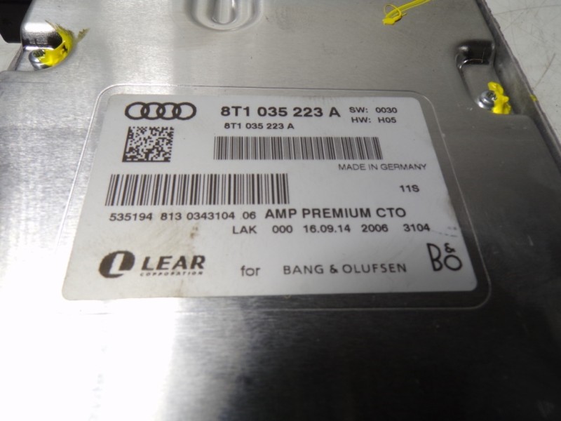 Recambio de modulo electronico para audi a5 sportback (f5a) sport referencia OEM IAM 8T1035223A 8T1035223A 