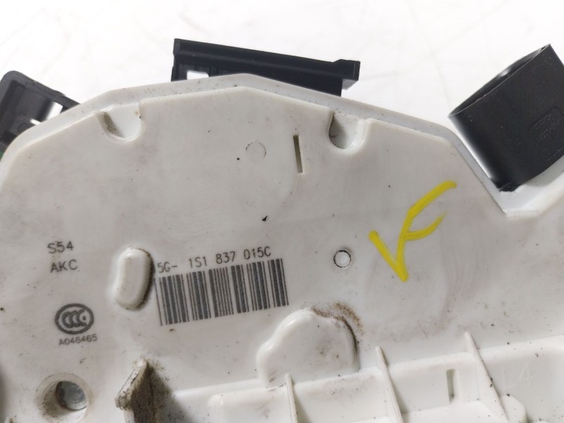 Recambio de cerradura puerta delantera izquierda para volkswagen up! (122) 1.0 referencia OEM IAM 1S1837015H  