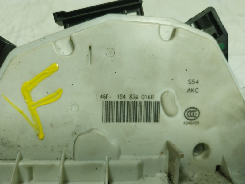 Recambio de cerradura puerta trasera derecha para volkswagen up! (122) 1.0 referencia OEM IAM 1S4839016G  