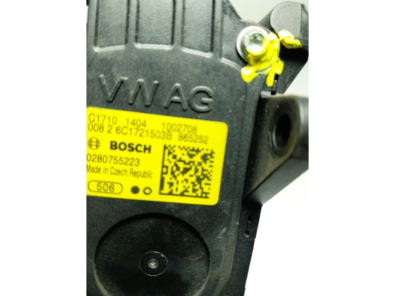 Recambio de potenciometro pedal para seat ibiza (6p1) 1.0 tsi referencia OEM IAM 6C1721503D 0280755223 