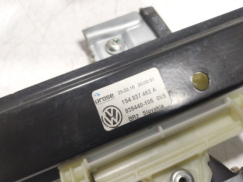 Recambio de elevalunas delantero derecho para volkswagen up! (122) 1.0 referencia OEM IAM 1S4837462A  