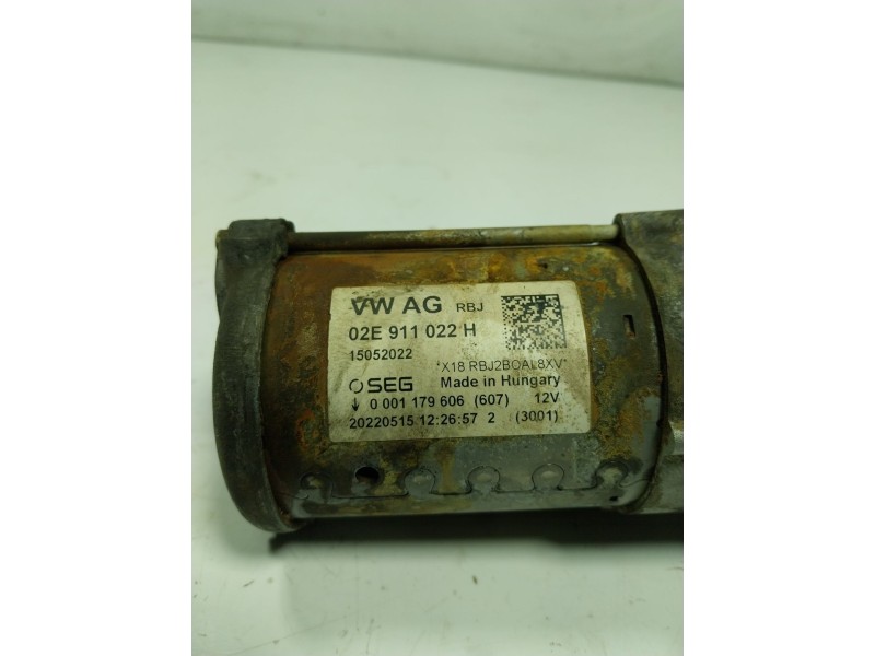 Recambio de motor arranque para seat alhambra (711) 1.4 16v tsi referencia OEM IAM  02E911022H 