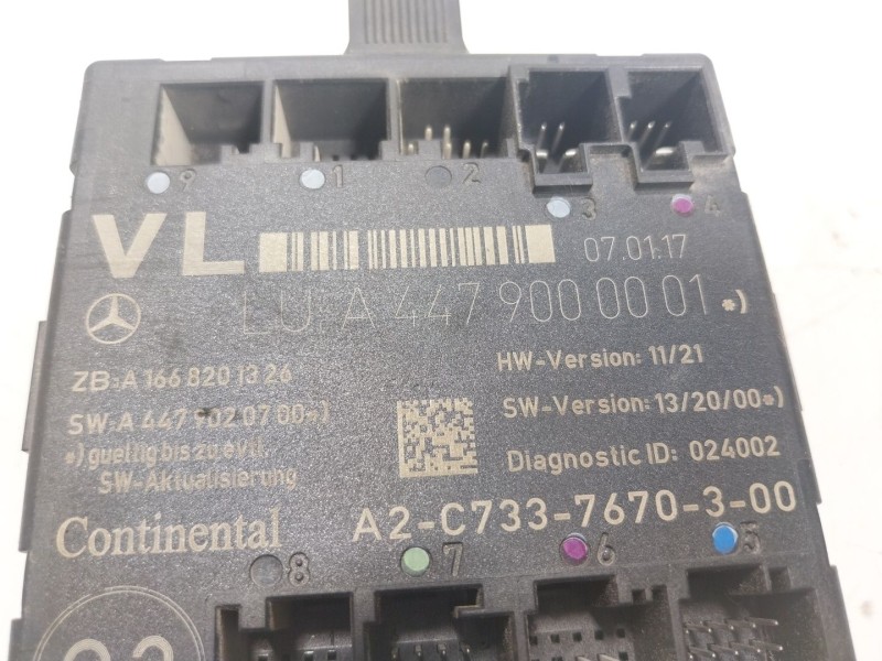 Recambio de centralita cierre para mercedes-benz vito kasten 1.6 cdi cat referencia OEM IAM   