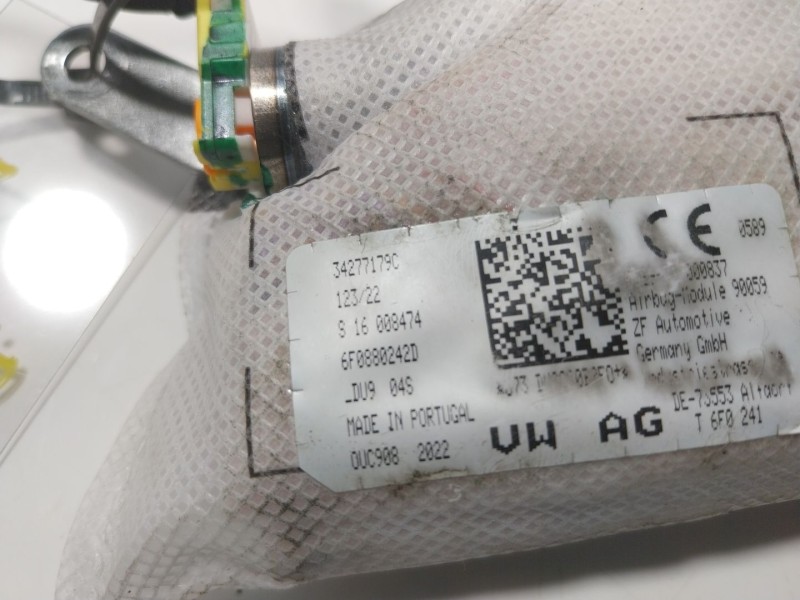 Recambio de airbag lateral delantero derecho para seat alhambra (711) 1.4 16v tsi referencia OEM IAM   