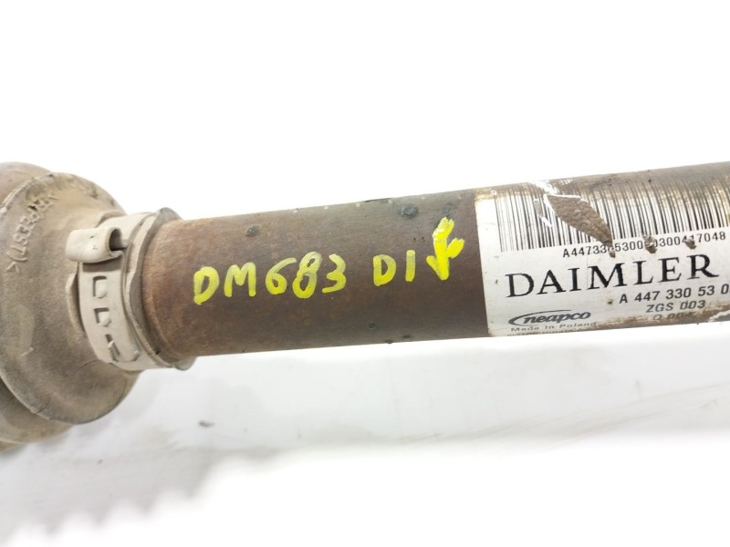 Recambio de transmision izquierda para mercedes-benz vito kasten 1.6 cdi cat referencia OEM IAM  A4473305300 