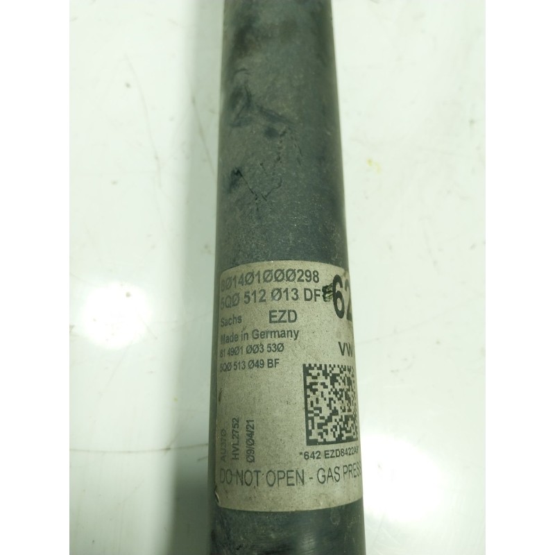 Recambio de amortiguador trasero derecho para audi a3 sportback (8ya) 2.0 16v tdi referencia OEM IAM  5Q0512013DF 