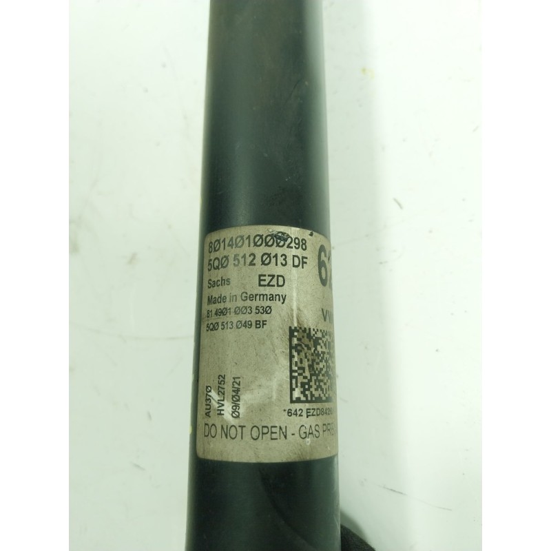 Recambio de amortiguador trasero izquierdo para audi a3 sportback (8ya) 2.0 16v tdi referencia OEM IAM  5Q0512013DF 