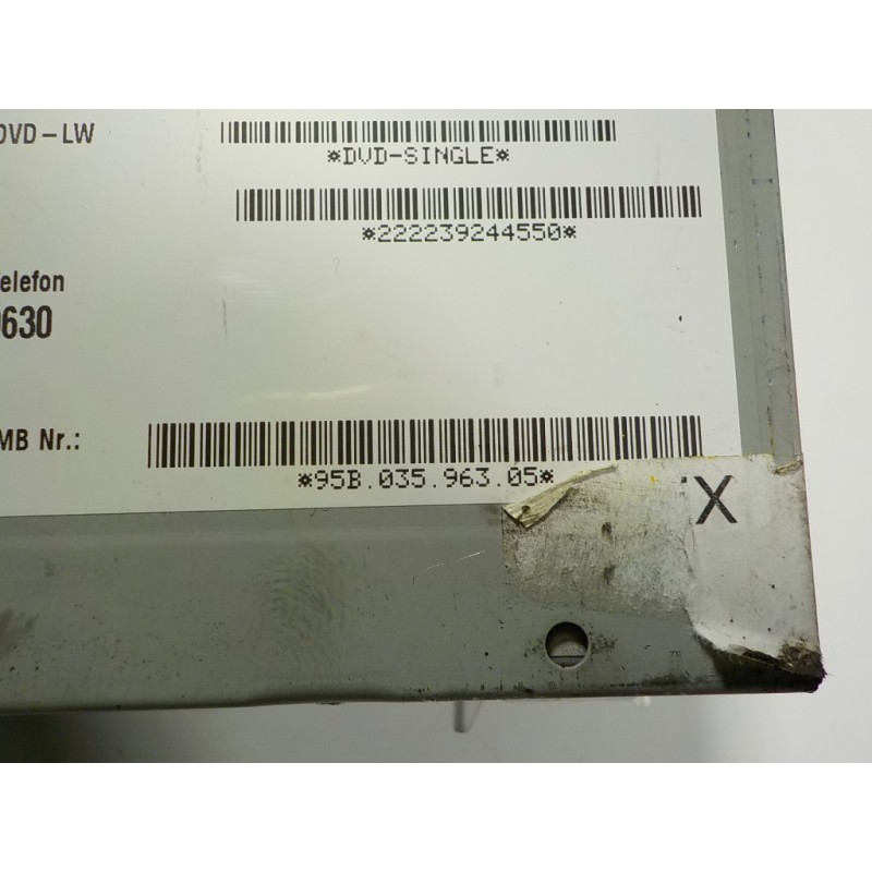 Recambio de sistema navegacion gps para porsche macan (typ ) s referencia OEM IAM 95B03596305 95B03596305 95B035963EX