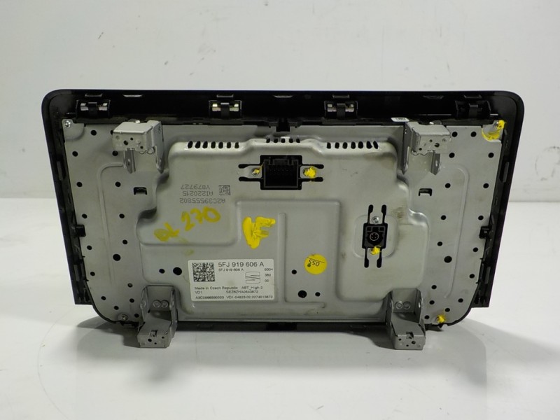 Recambio de pantalla multifuncion para seat ibiza (kj1) fr referencia OEM IAM 5FJ919606A 5FJ919606A 