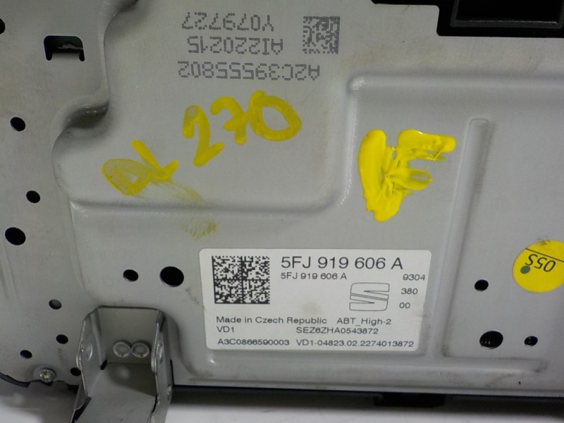 Recambio de pantalla multifuncion para seat ibiza (kj1) fr referencia OEM IAM 5FJ919606A 5FJ919606A 