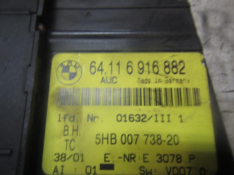 Recambio de mando climatizador para bmw serie 3 compact (e46) 316ti referencia OEM IAM   