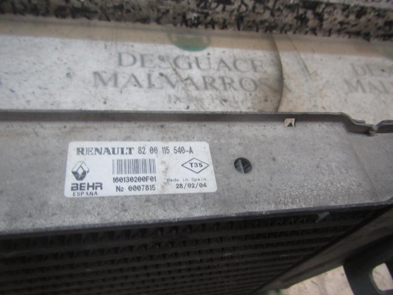 Recambio de intercooler para renault scenic ii 1.5 dci diesel referencia OEM IAM   